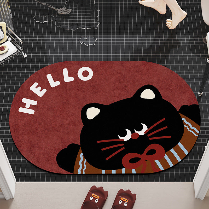 Playful Dog-Themed Area Rug