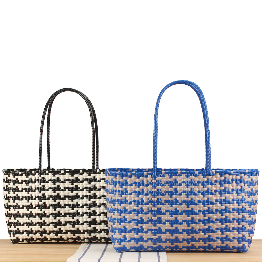Braided Tote Bag with Stylish Patterns Stornfield