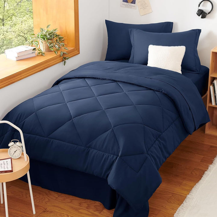 Luxurious Diamond Quilted Comforter Set Stornfield