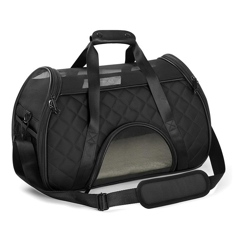 Closed pet transport bag with breathable mesh Stornfield