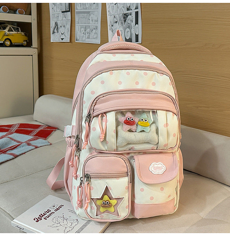 Multi-Pocket School Backpack and Tote Bag Set Stornfield
