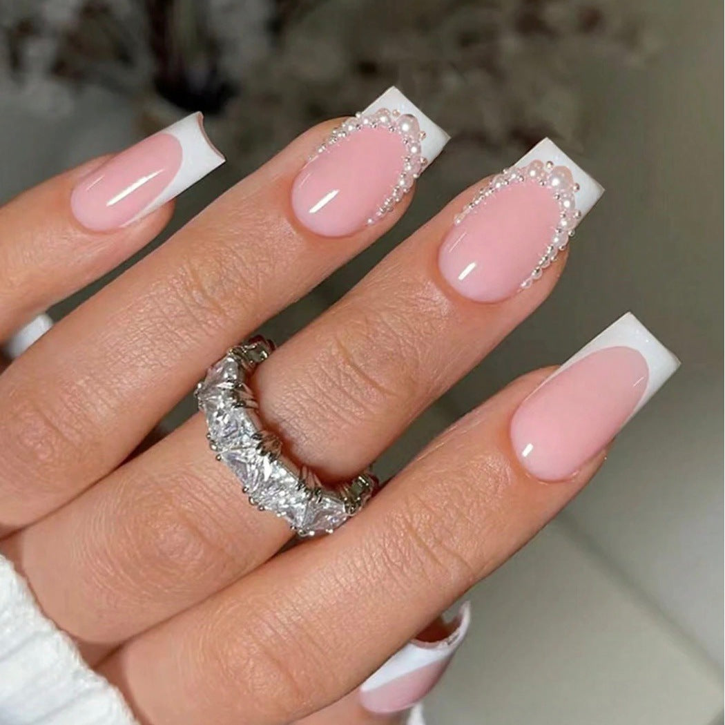 Artifical nail set with luxurious elegant decorations Stornfield