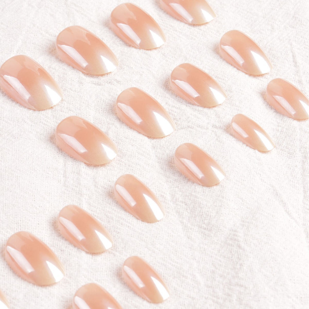 Natural Ombre Press-On Nails Stornfield