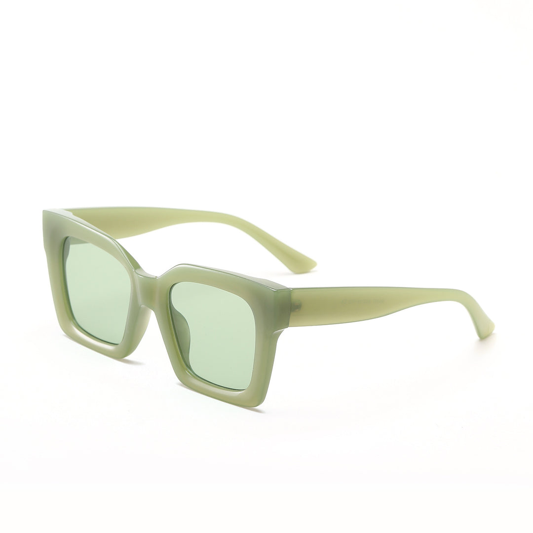 Women's trendy square sunglasses with transparent frame Stornfield