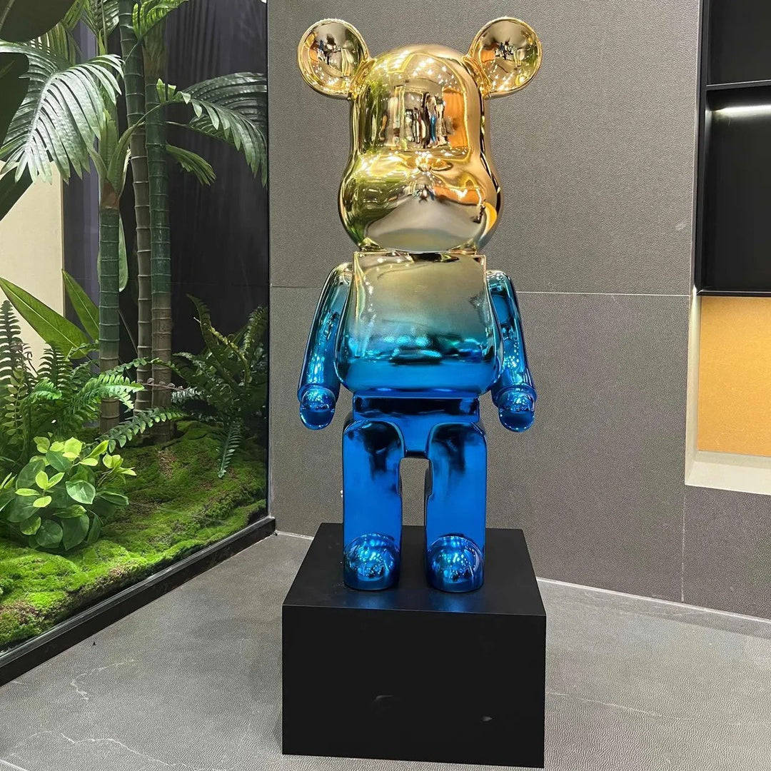 Decorative Resin Bear Figurine for Home Decor