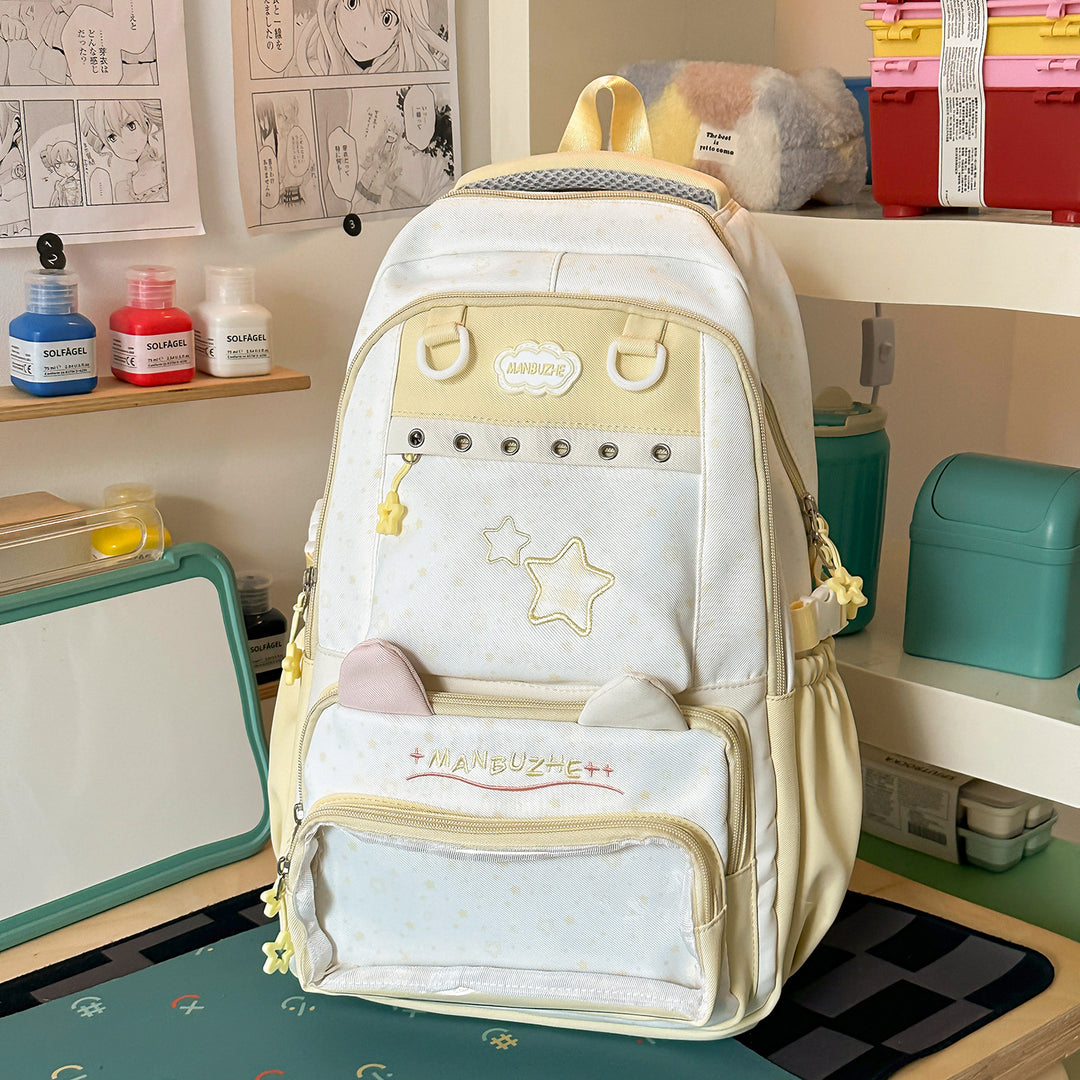 Fun-Themed Plush Backpack Stornfield