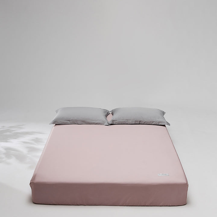 Cooling Breathable Fitted Sheet and Pillowcase Set with Deep Pocket Microfiber