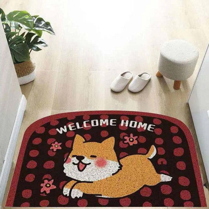 Cute Puppy-Themed Non-Slip Bath Mat