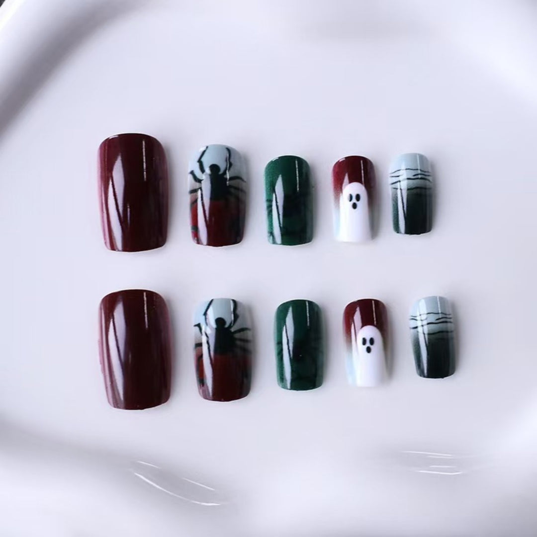 Spider Design Artificial Nails Stornfield