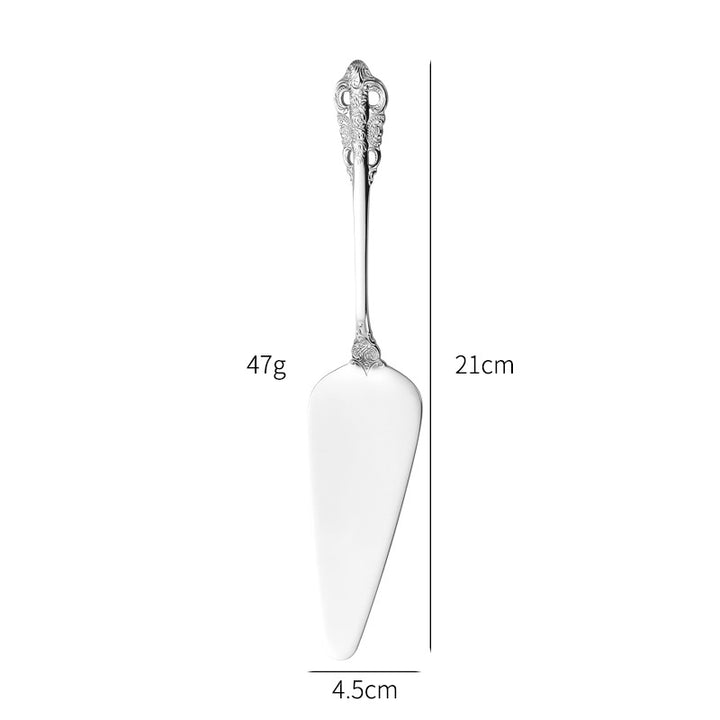 Elegant fish fork with artistic handle design Stornfield