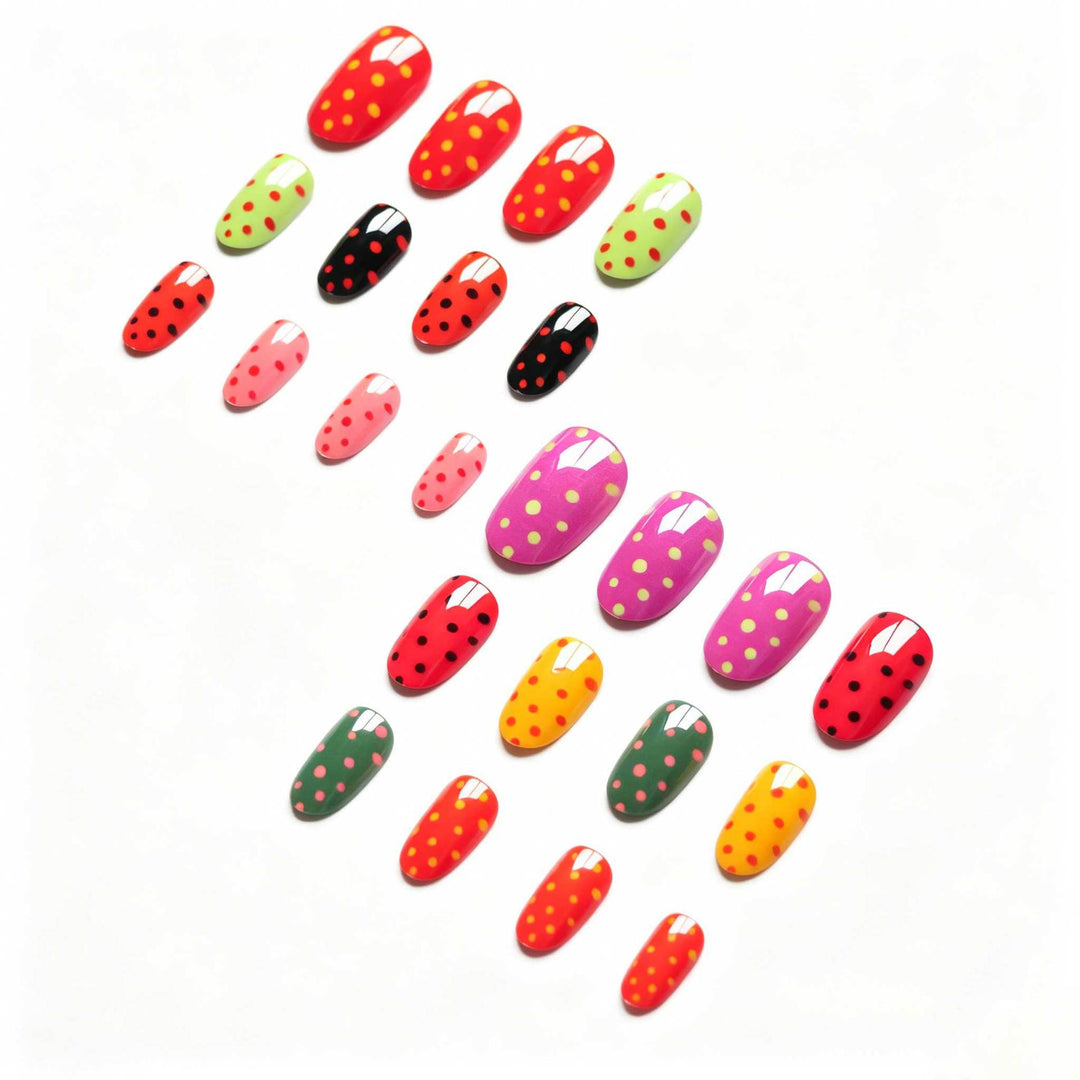 Artistic Polka Dot Nail Art Design Kit