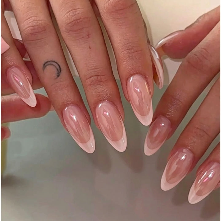 High-quality artificial nails with elegant French tip design Stornfield