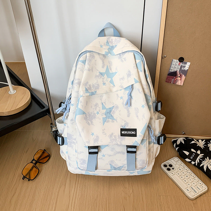 Fun Star-Patterned Backpack Stornfield