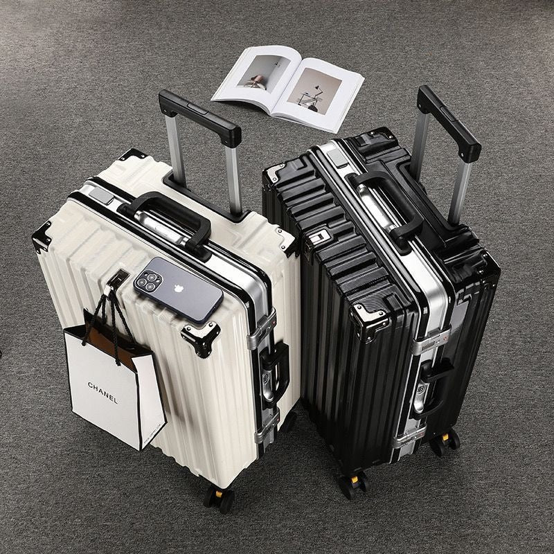 Hard-shell travel suitcase with spacious interior and high-quality rolling system Stornfield