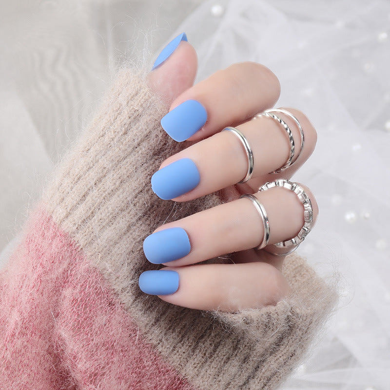 Matte Press-On Nail Set Stornfield