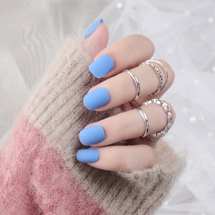 Matte Press-On Nail Set Stornfield