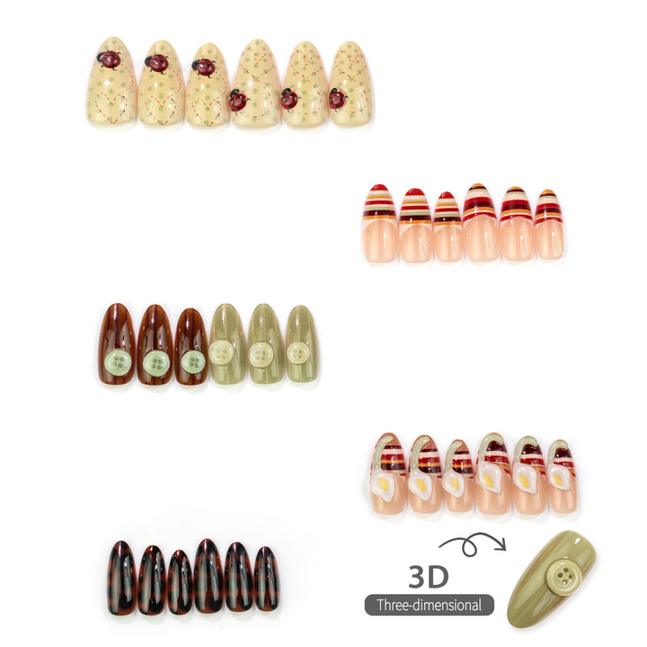 Artistic Manual Press-On Nail Art Set 1790738458