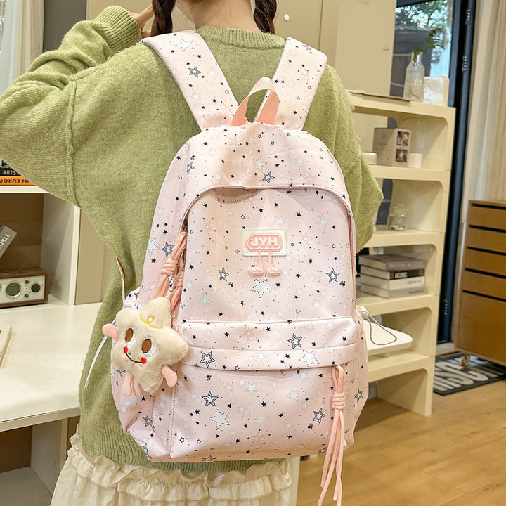 Stylish Star-Printed Backpack Stornfield 1791205440