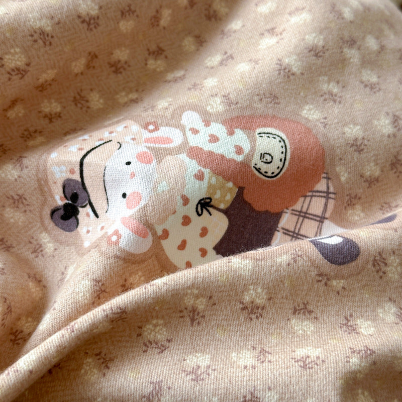 Cute Cartoon-Themed Duvet Cover Set