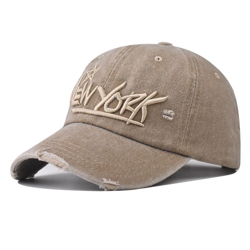 Men's Distressed Casual Embroidered Cap Stornfield