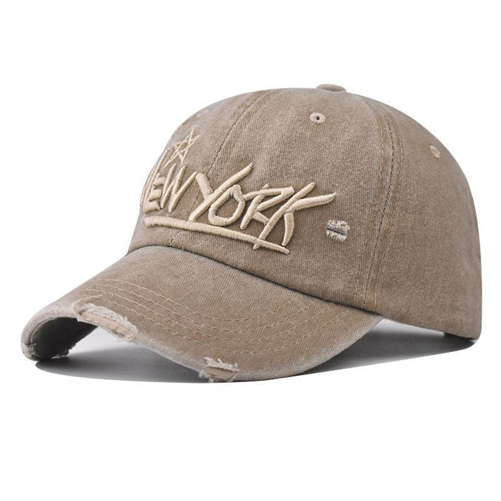 Men's Distressed Casual Embroidered Cap Stornfield