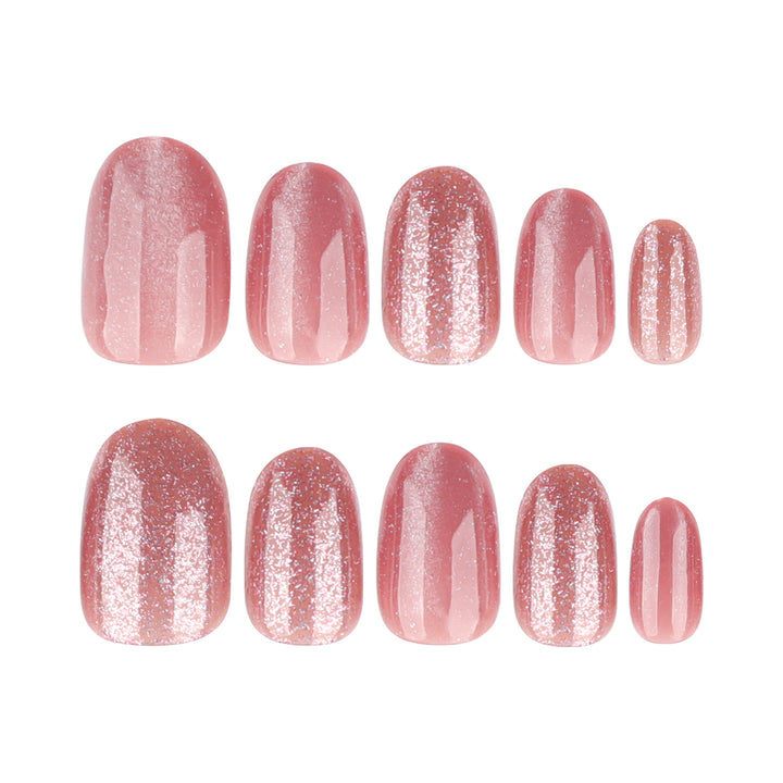 Glamorous artificial nails with glitter accents Stornfield