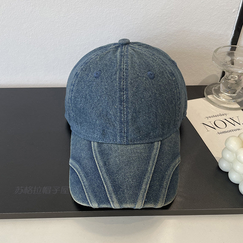 Women's Vintage Distressed Denim Baseball Cap Stornfield
