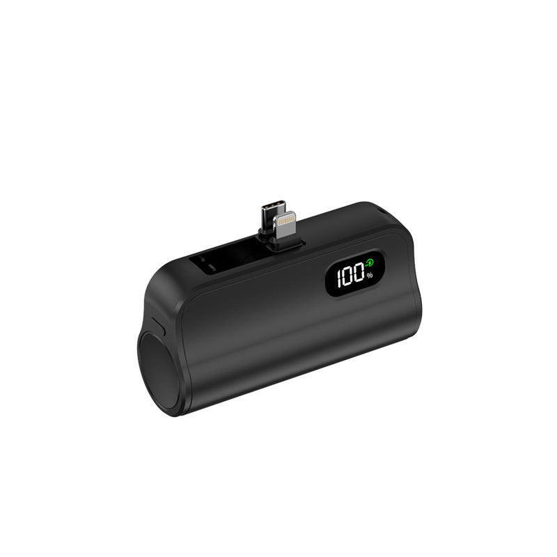 Compact power bank with integrated charging function and LED status display Stornfield