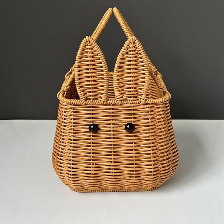 Rabbit Ears Woven Storage Basket Stornfield