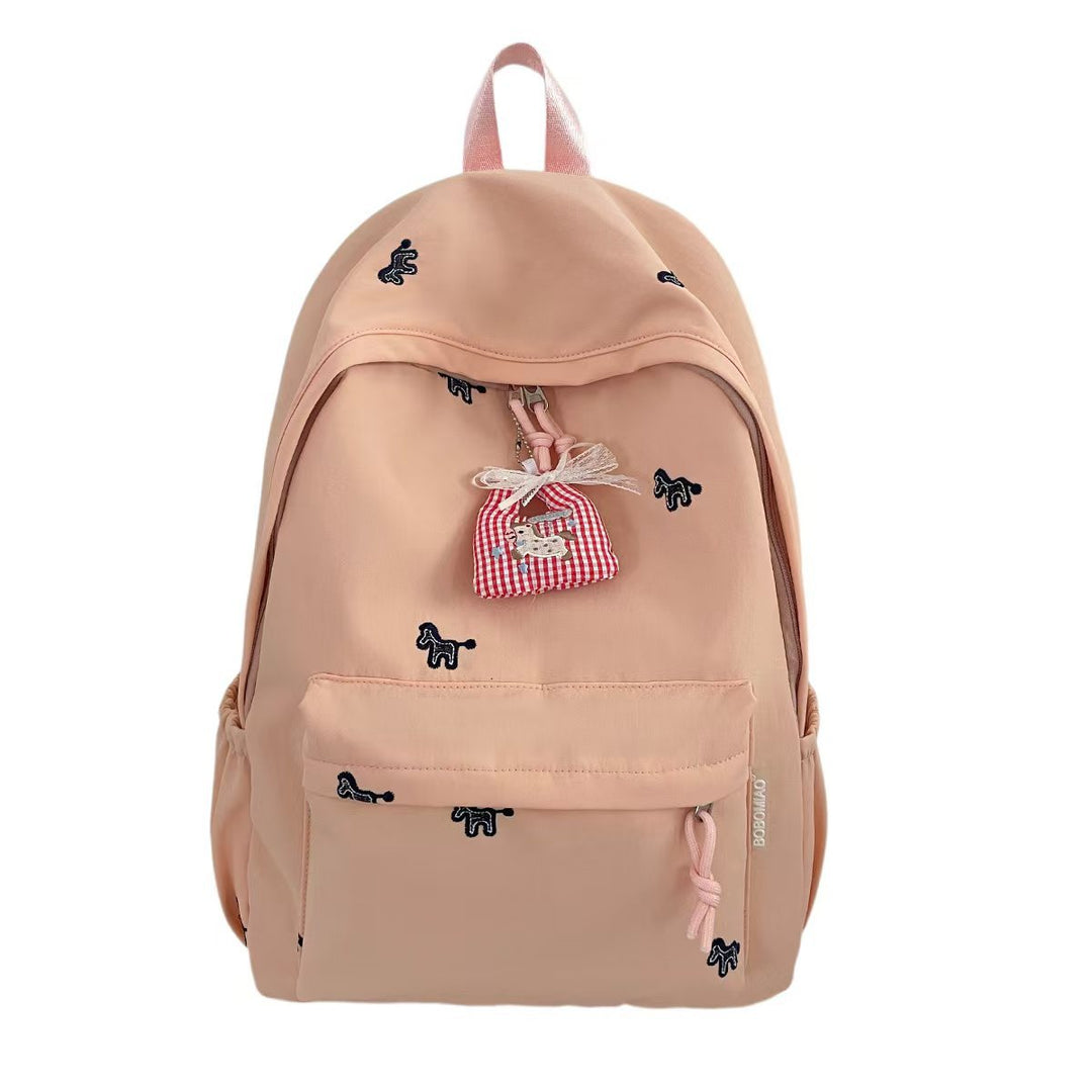 Backpack with Cheerful Animal Motif and Practical Compartments Stornfield
