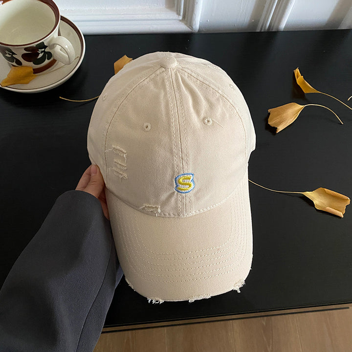 Unisex Distressed Embroidered Baseball Cap Stornfield
