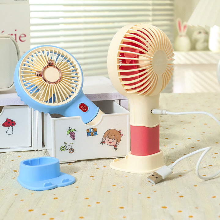 Women Portable Hand Fan with Innovative Animal Design Stornfield