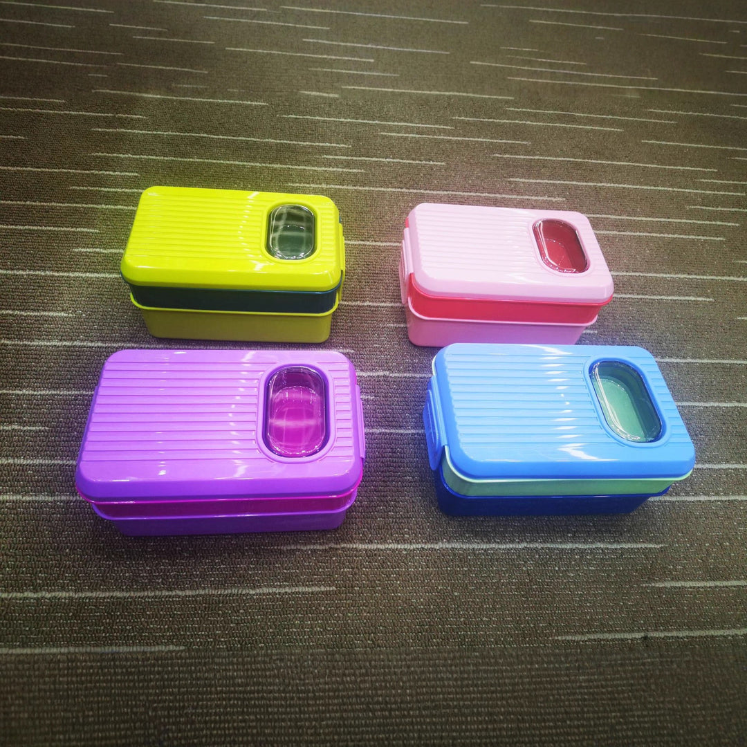 Stylish Dual-Section Lunch Box