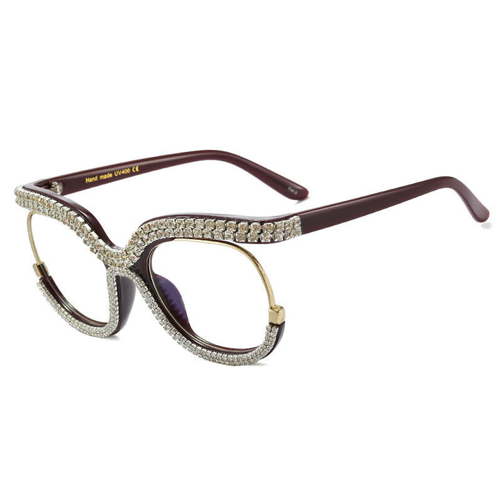 Ladies Glamorous Designer Sunglasses with Sparkling Frame Stornfield