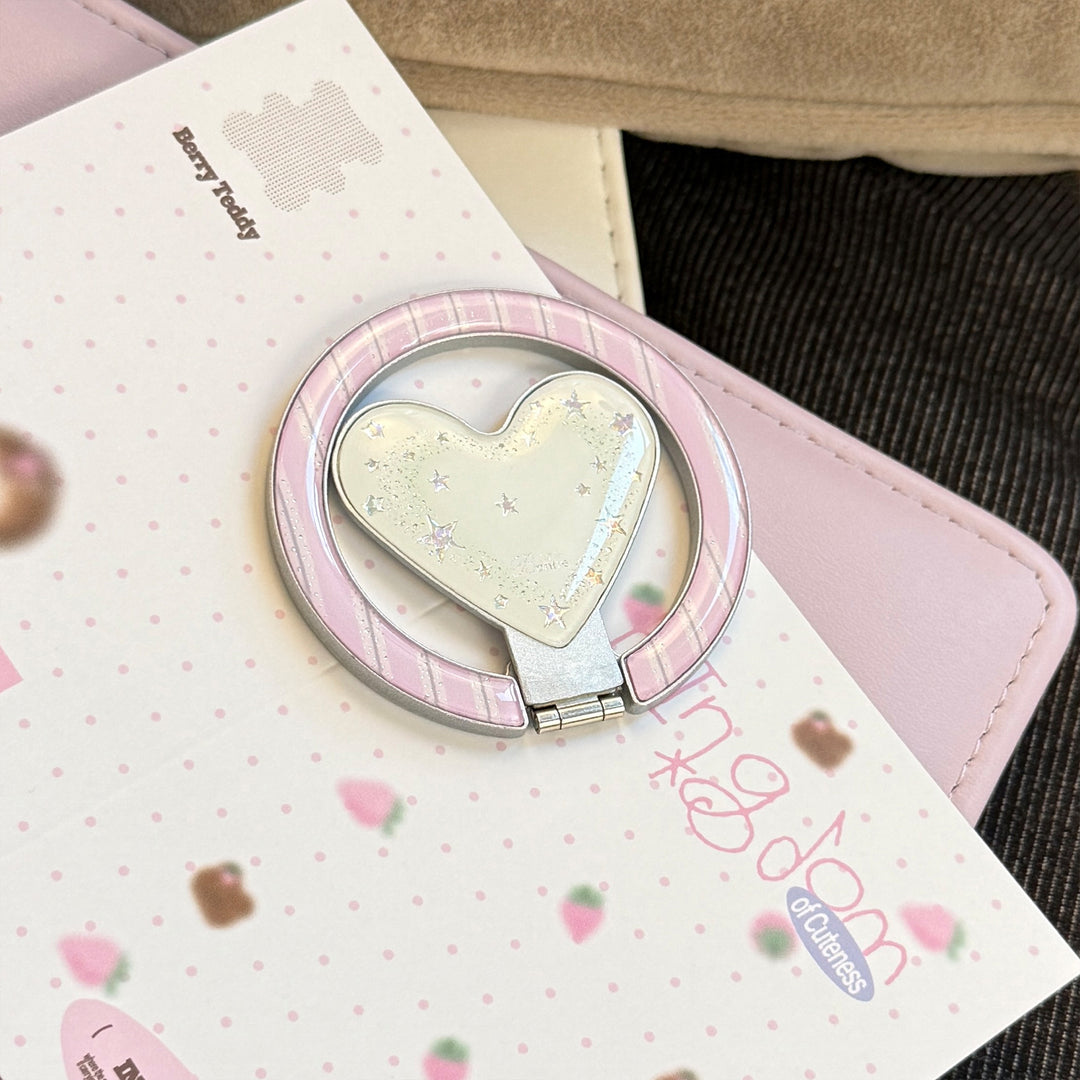 Hand mirror in playful heart design Stornfield