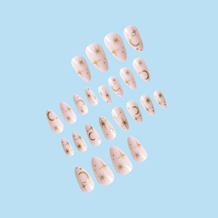 Celestial Design Press-On Nail Art Stornfield