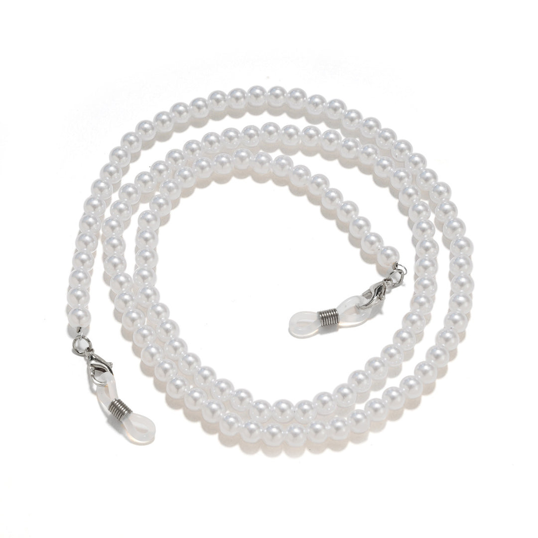 Pearl necklace with practical chain holder Stornfield
