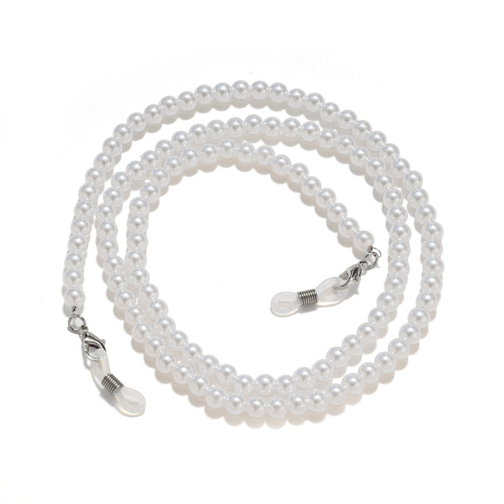 Pearl necklace with practical chain holder Stornfield