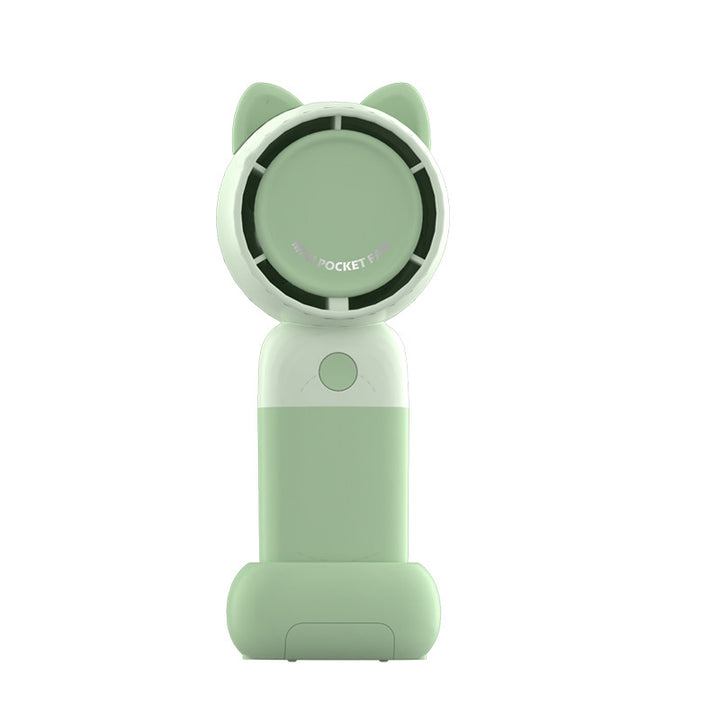 Women's Portable Handheld Fan with Cute Bear Design Stornfield