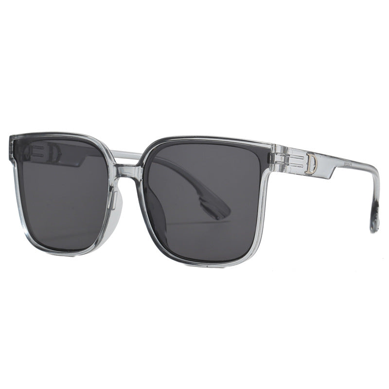 Women stylish square sunglasses with transparent frame Stornfield