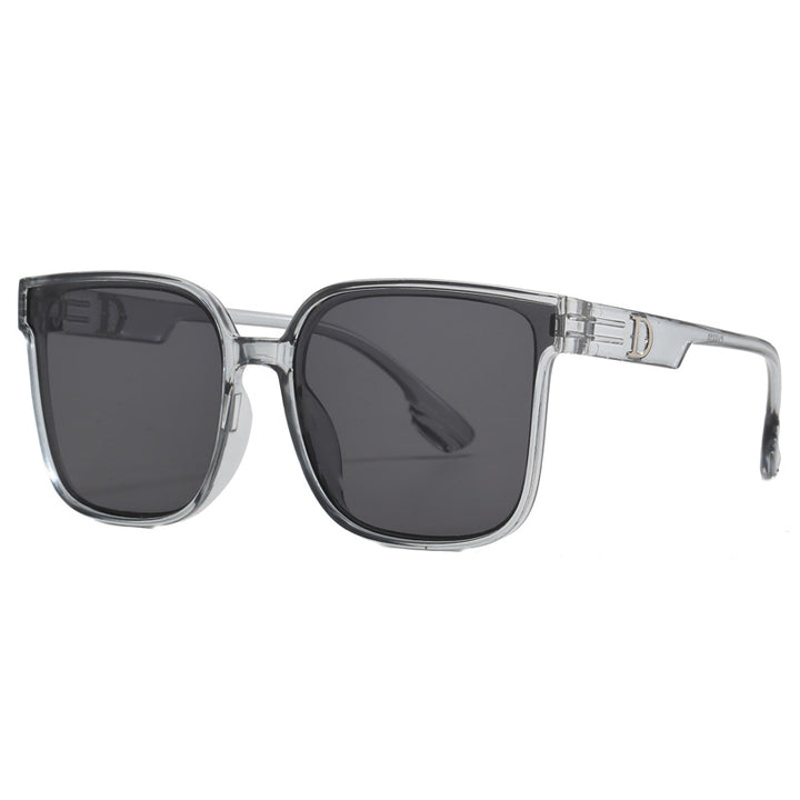Women stylish square sunglasses with transparent frame Stornfield