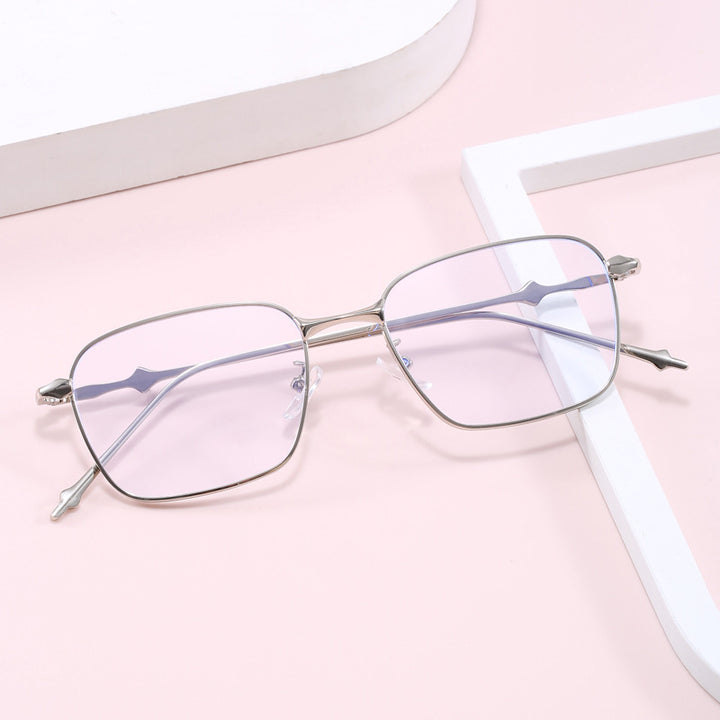 Women elegant square sunglasses with high-quality metal frame Stornfield