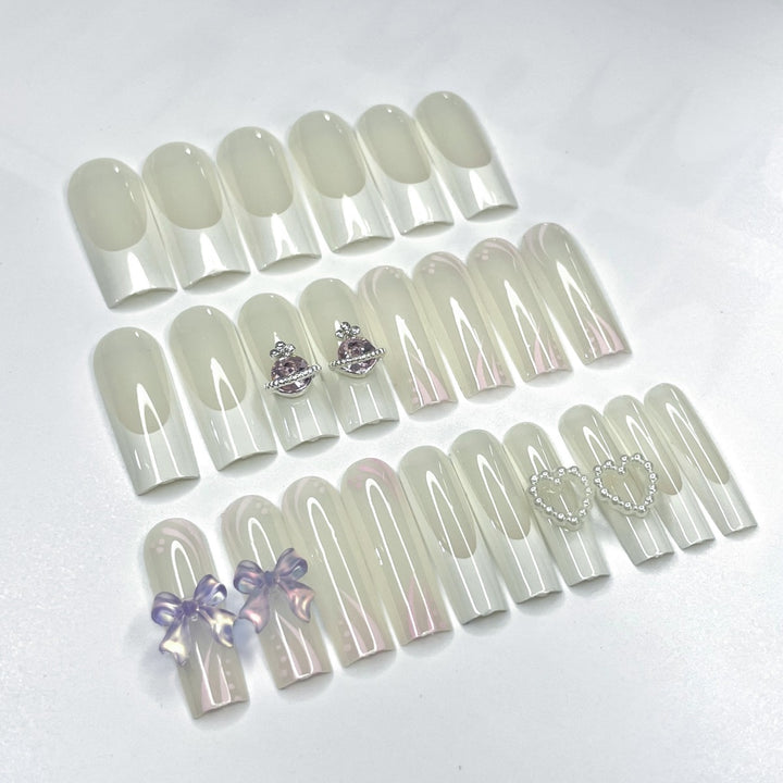 Glamorous 3D Decorated Nail Extensions Stornfield