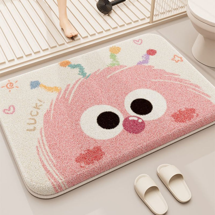 Funny Cartoon Bath Mat Stornfield