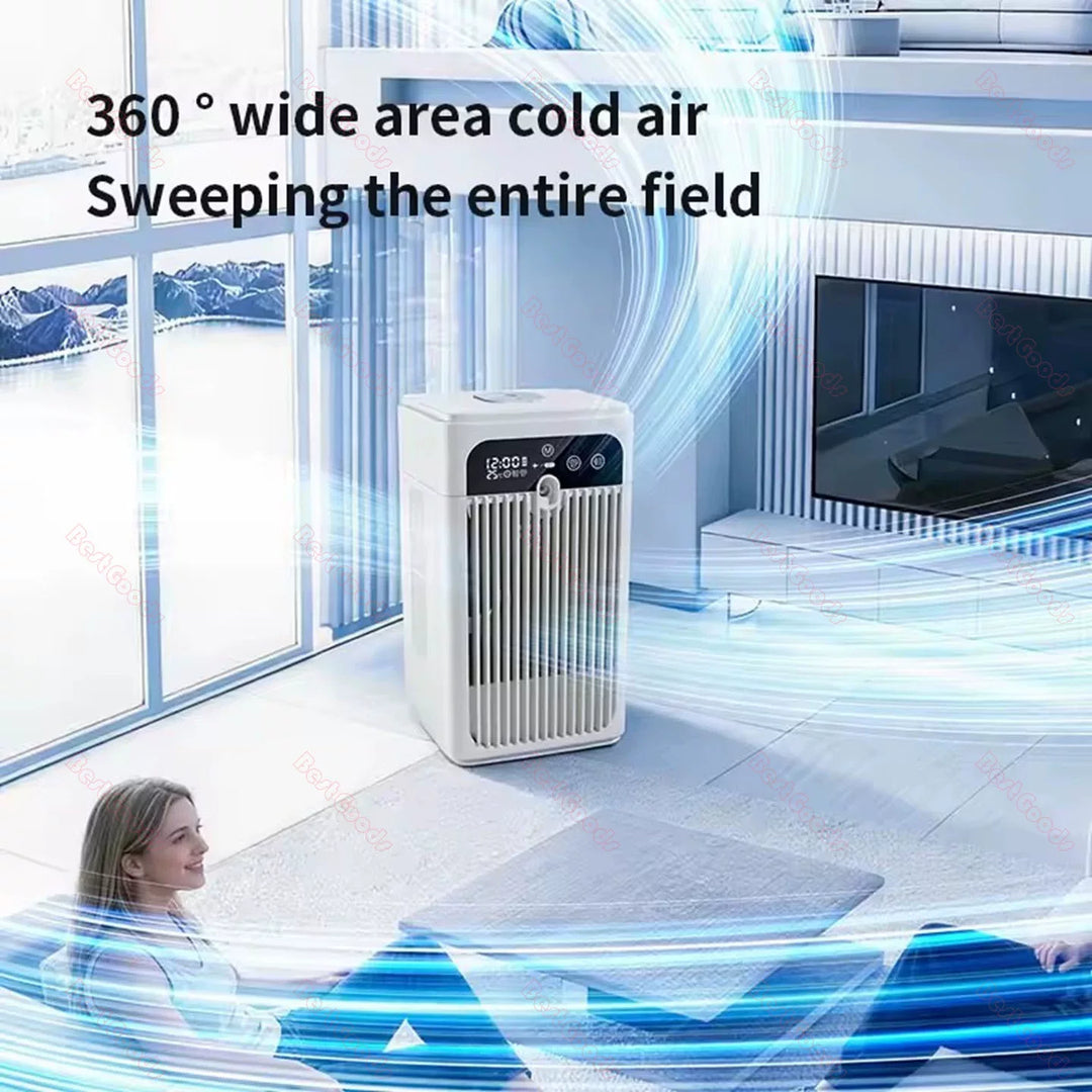 Unisex One Size Portable Evaporative Cooling Tower with Spray Humidifier High-Performance Battery and Multi-Stage Motor Stornfield