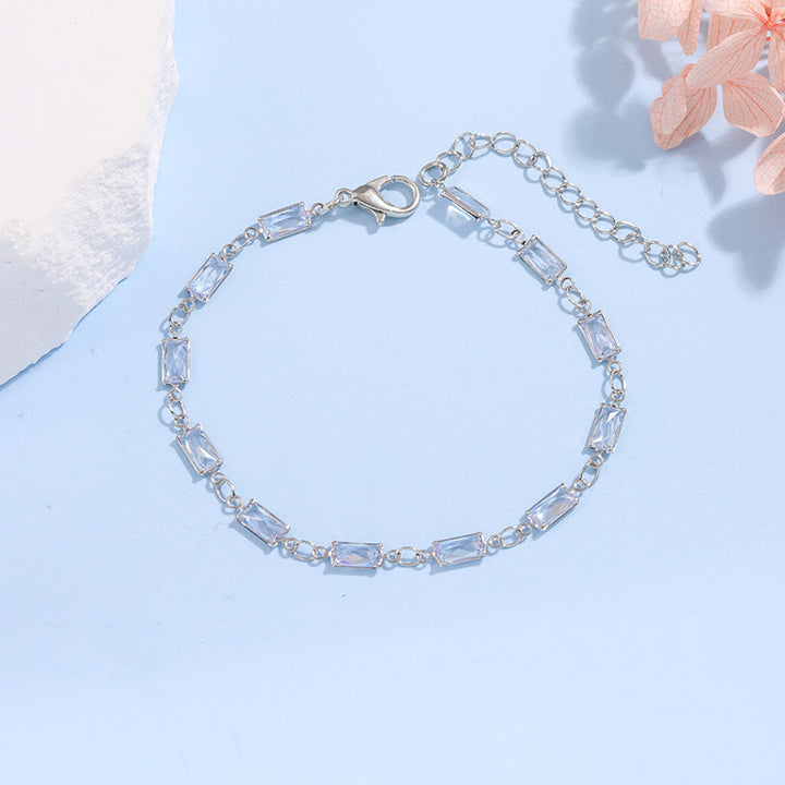 Elegant Glass Chain Bracelet Stornfield