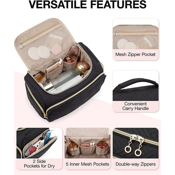 Cosmetic Organizer Bag with Multi-functional Interior Layout Stornfield