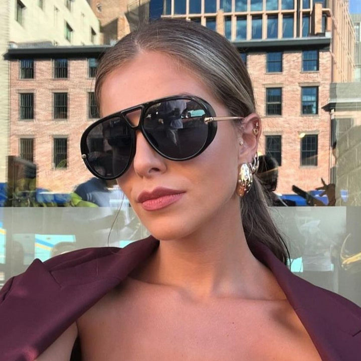Women Oversized Sunglasses in fashionable Retro Design Stornfield