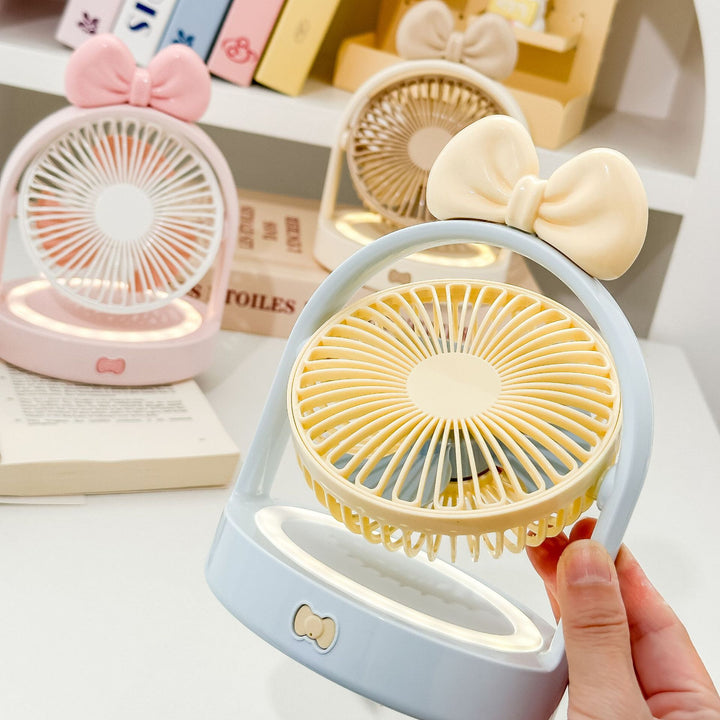 Unisex Portable Mini Fan in Elegant Flower Design Stornfield
