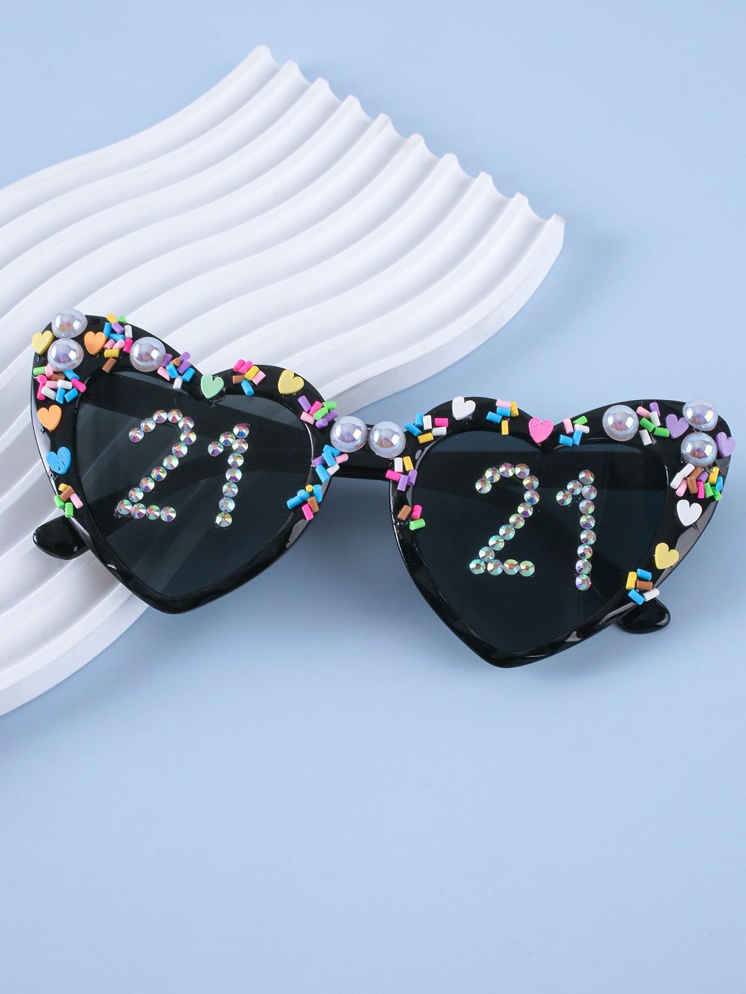 Decorative Celebration Heart-Shaped Sunglasses Stornfield
